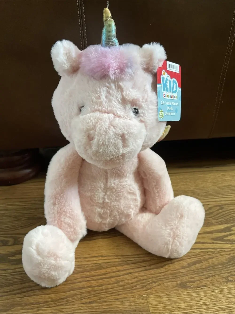Kid Connection Pink Unicorn Pegasus Soft Plush Stuffed Animal Toy 12 Inch NEW
